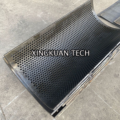 الثقيلة شبكة سلكية مثقوبة شاشة معدنية لمطحنة مطحنة OEM ODM