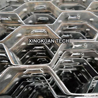 2.5X25mmX50mm شبكة سداسية سلك منخفض الكربون الصلب نوع H للبطانة الحرارية