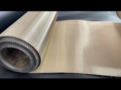 الصلب عالي الكربون مع طبقة النحاس (اللون الذهبي) شبكة سلكية هولندية عكسية للبلاستيك